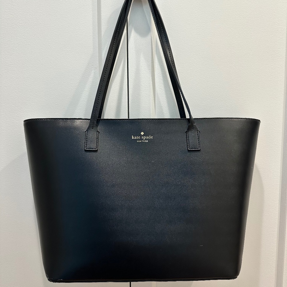 Kate Spade New York Black Leather Tote